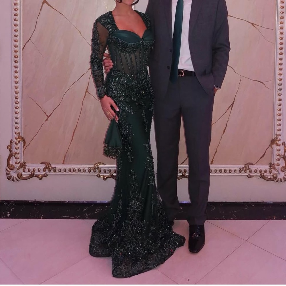 Emerald Green Gown